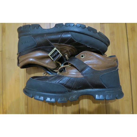 Polo Ralph Lauren Men\'s Dover Boots 812086907 Duck Brown Leather Ankle Sz 9.5 D main image 7